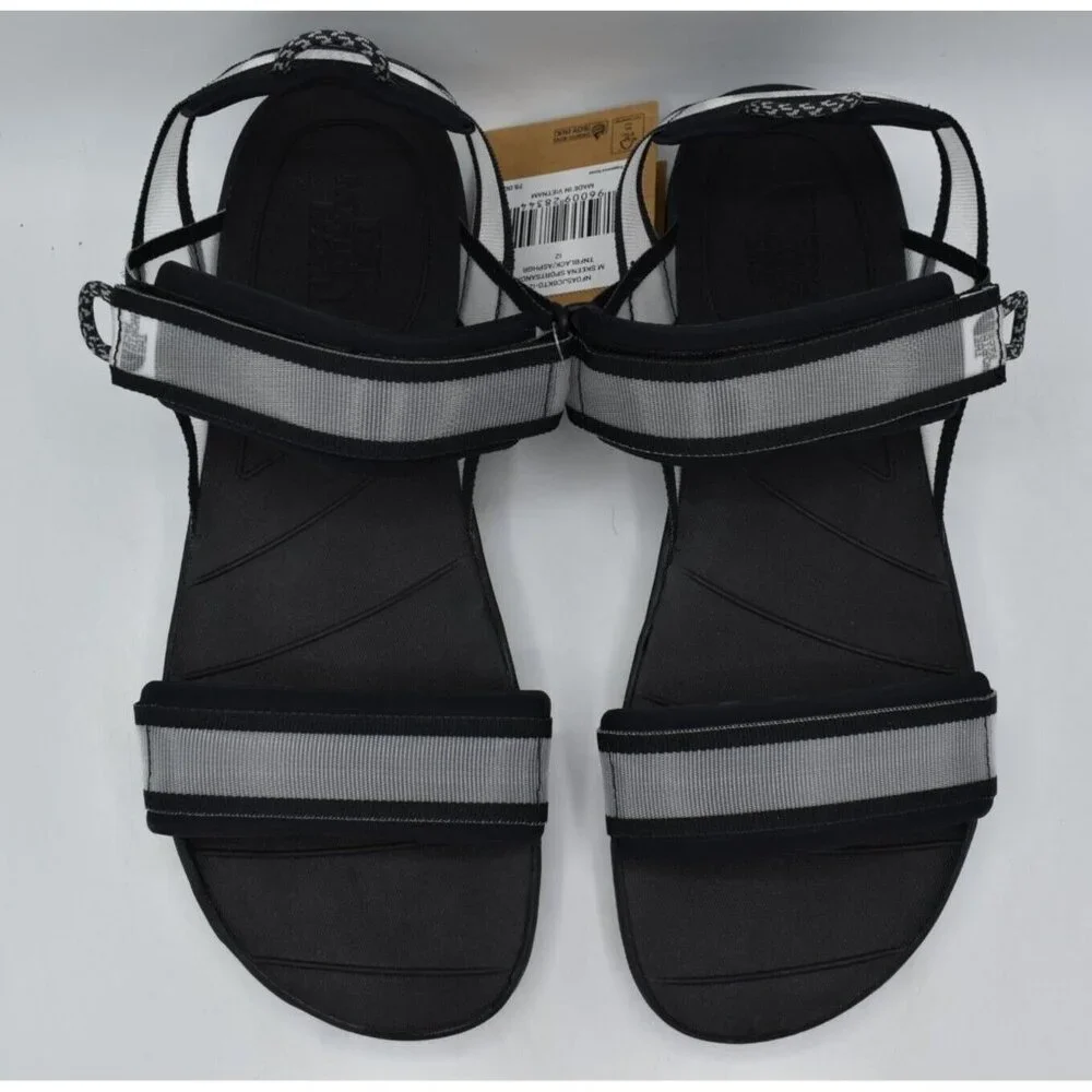 The North Face Mens Size 12‎ Skeena Sport Black Grey Sandals Shoes